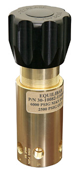 Equilibar high pressure gas regulator