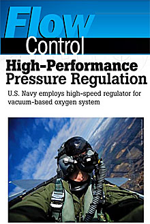Flow Control Magazine article featurign Equilibar's altitude simulation regualtor