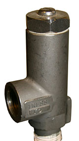 traditional spring-adjusted pressure relief valve