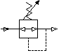 Pressure reducing regulator schematic