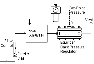 schematic of gas analyzer