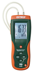 Extech HD700 Differential Pressure Manometer is ideal for measuring low and ultra low pressures