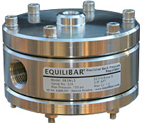 Equilibar liquid back pressure regulator