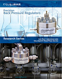  back pressure regulator details for low flow applications