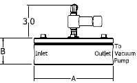 Drawing of a precision vacuum regulator