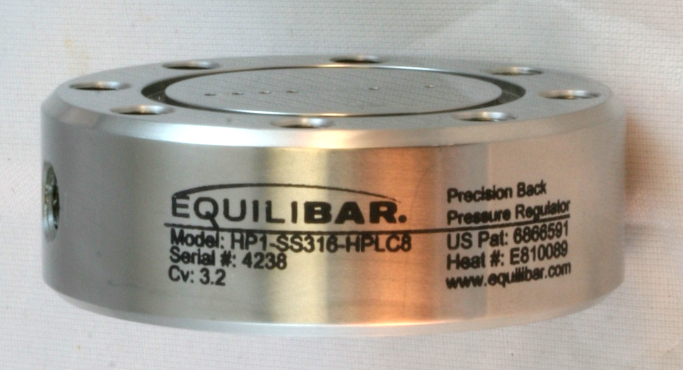 laser engraved Research Series regualtor