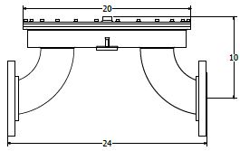 HV32 vacuum valve dimensions