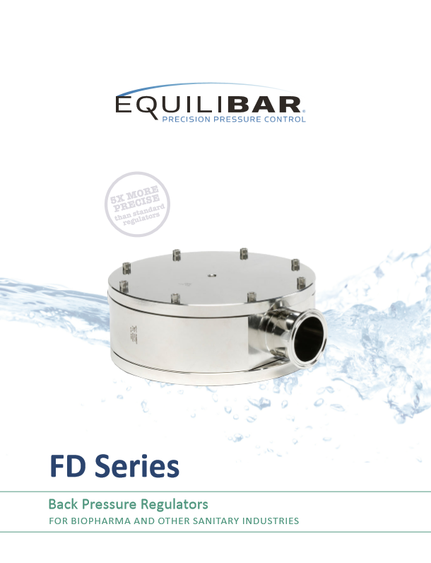 Equilibar brochure for sanitary bpr