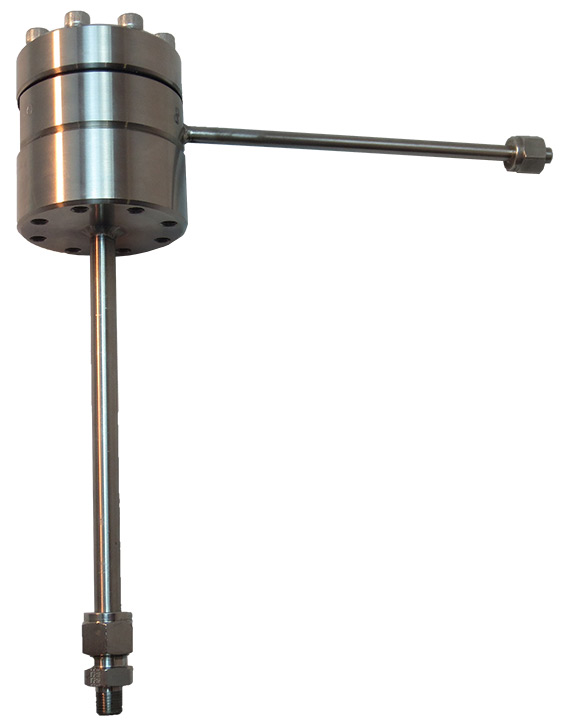 Equilibar BR Series back pressure regulator with tube stub