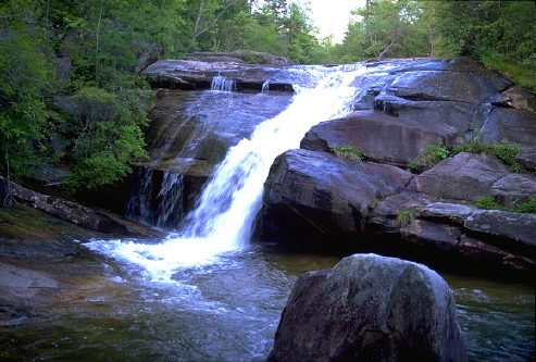 Grassy Creek Falls in DuPont Forest