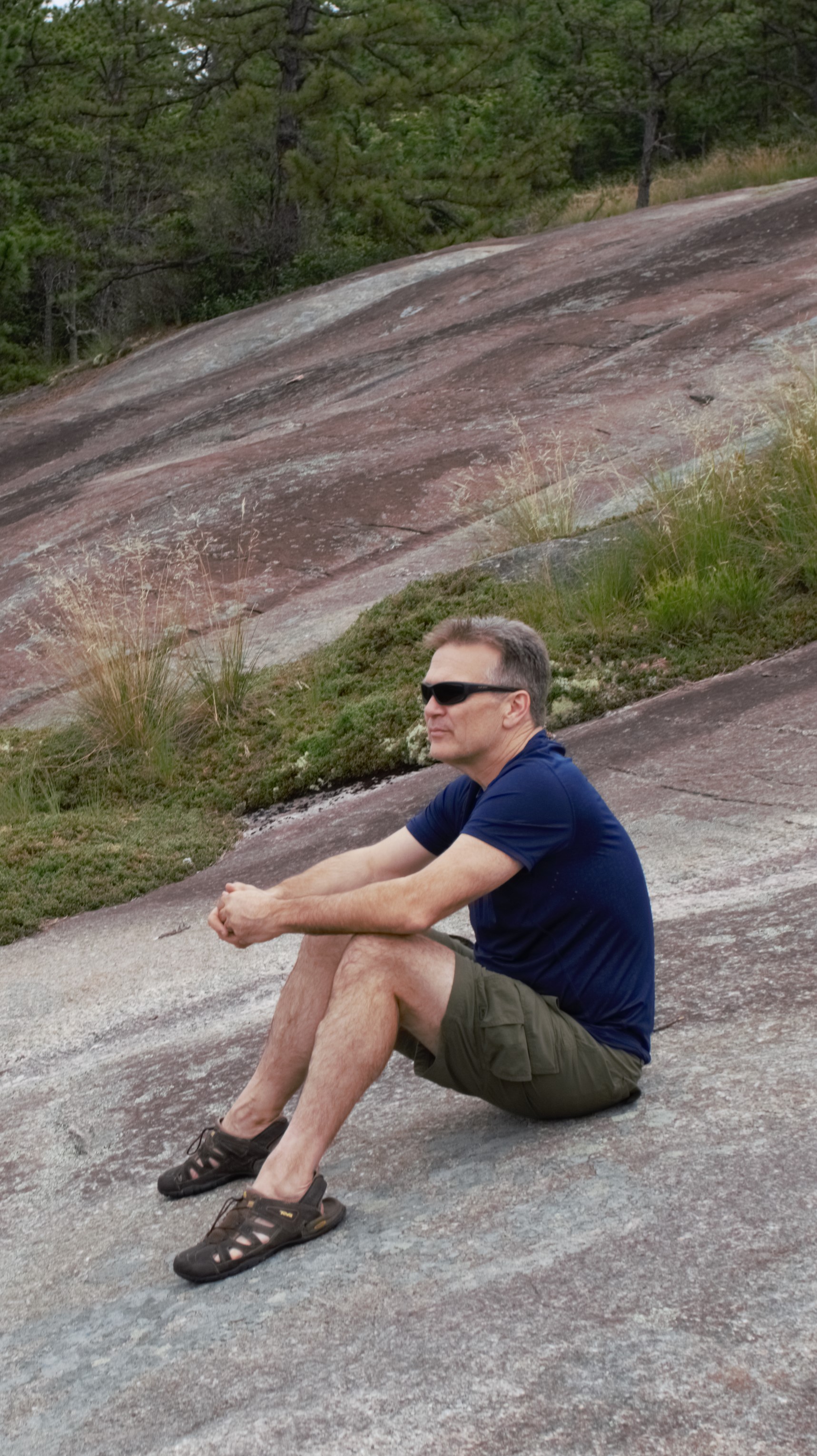 Equilibar President Jeff Jennings in DuPont Forest