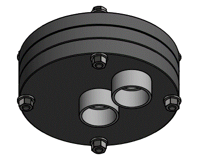 Oblique view of ultra-sensitive back pressure regulator