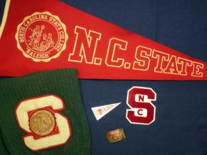 collection of nc state memorabilia