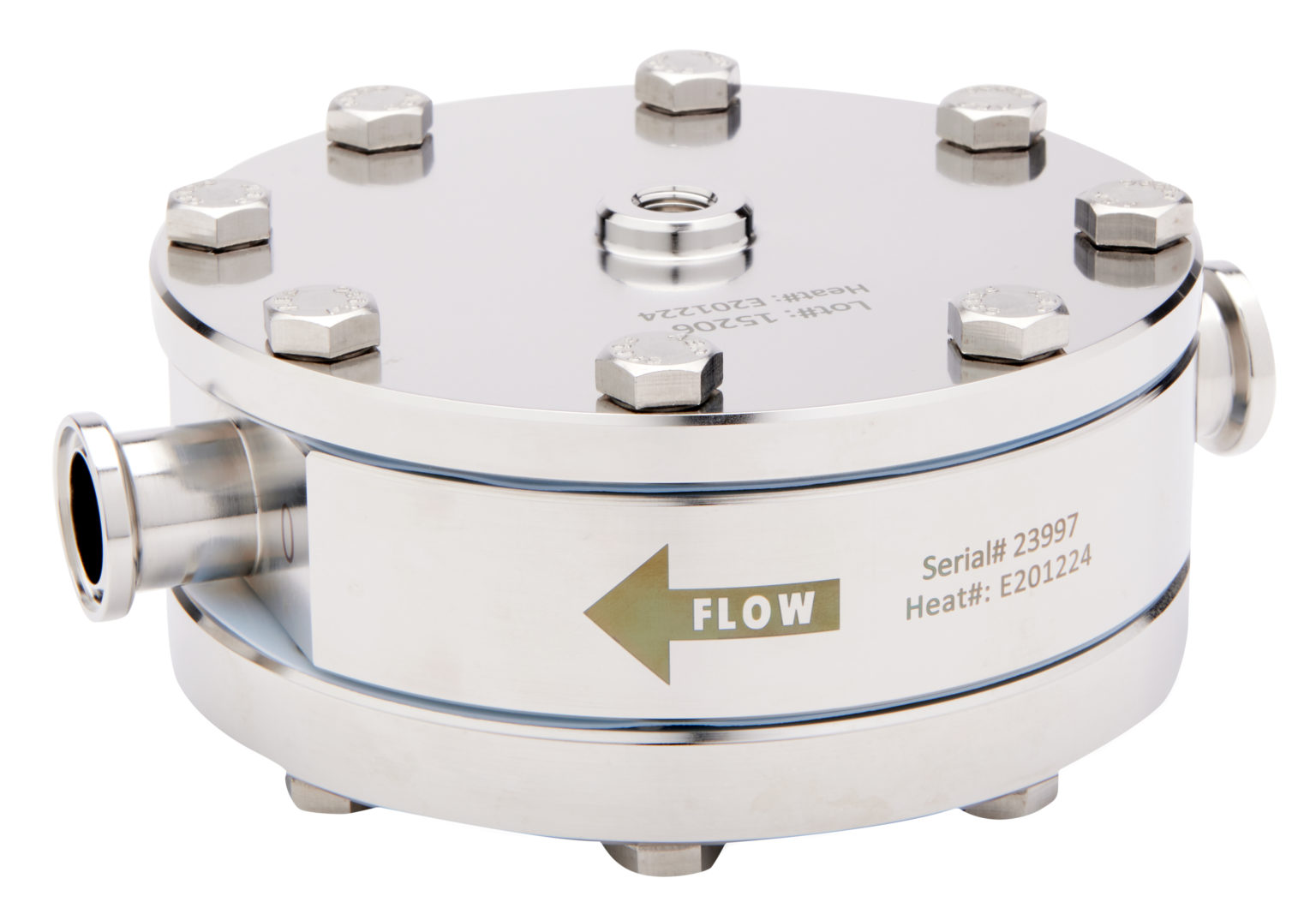 Sanitary Back Pressure Regulators Equilibar Precision Fluid Control