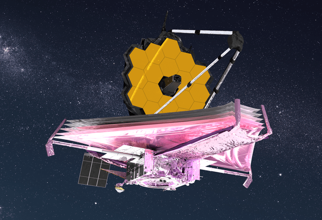 Artist rendering of James Webb Telescope. Credit: NASA 