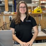 Design biomedical engineer Jennifer Jacober in lab