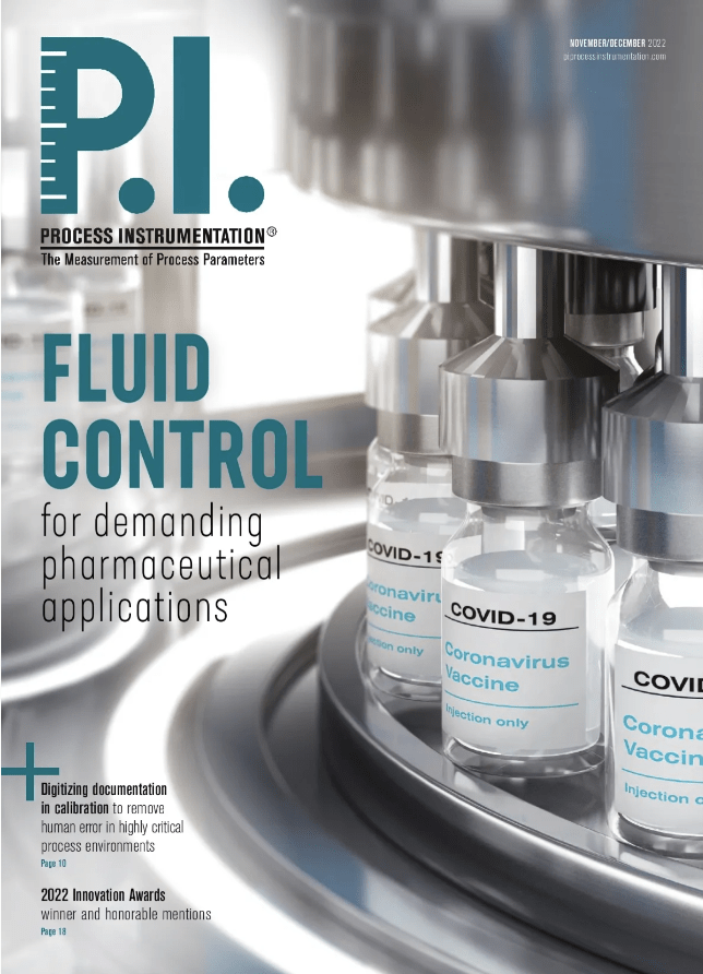 cover of process instrumentation magazine
