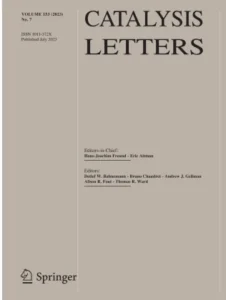 catalysis letters cover