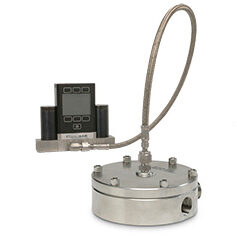 photograph of Equilibar GSD back pressure regulator with EPR electronic pilot