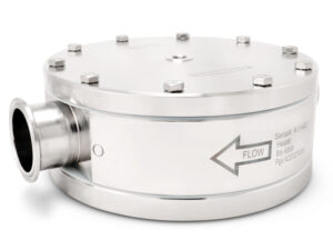 Photo of Equilibar FDO16 2" Sanitary back pressure regulator and flow control valve