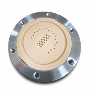 Equilibar polymer regulator body with stainless steel cradle for harsh chemistries